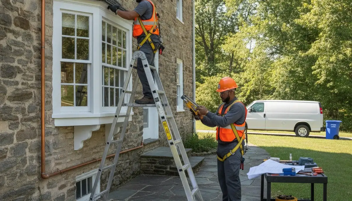 Plumber repairing a sink in Allentown, PA for plumbing repair services