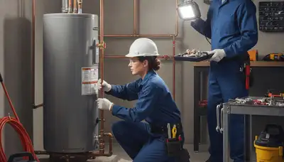 Allentown, PA plumber repairing a home pipe for plumbing repair service