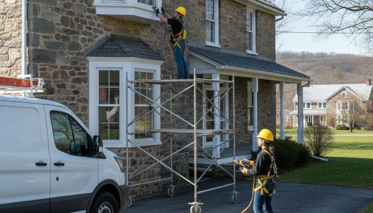 Allentown PA plumber repairing a leak for residential plumbing service