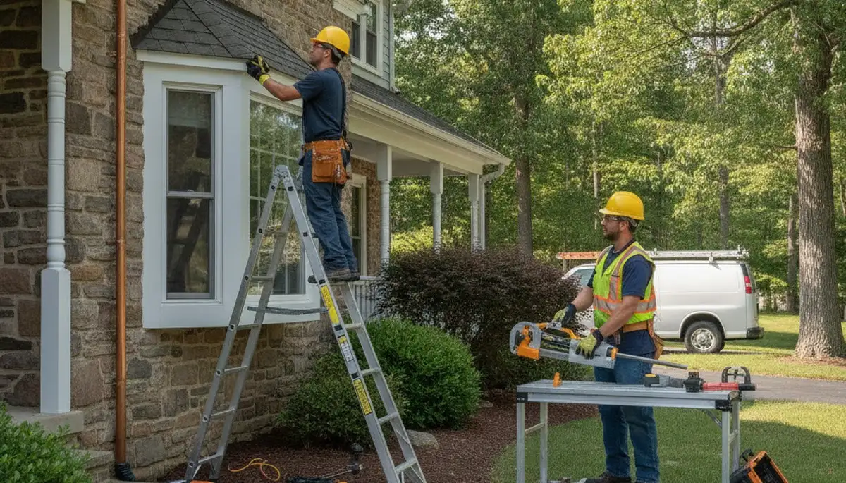 Allentown, PA plumber repairing a pipe for residential plumbing service