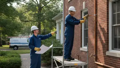 Allentown, PA plumber repairing a pipe for a local plumbing service