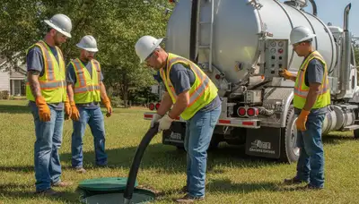 Allentown, PA plumber providing septic pumping service for local home plumbing systems
