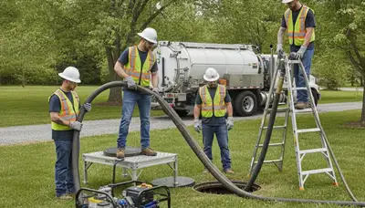 Septic tank cleaning service for Allentown, PA homes by On Call Plumbers