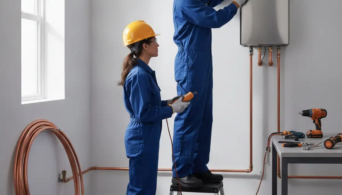 Tankless water heater installation service in Allentown, PA for reliable on-demand hot water